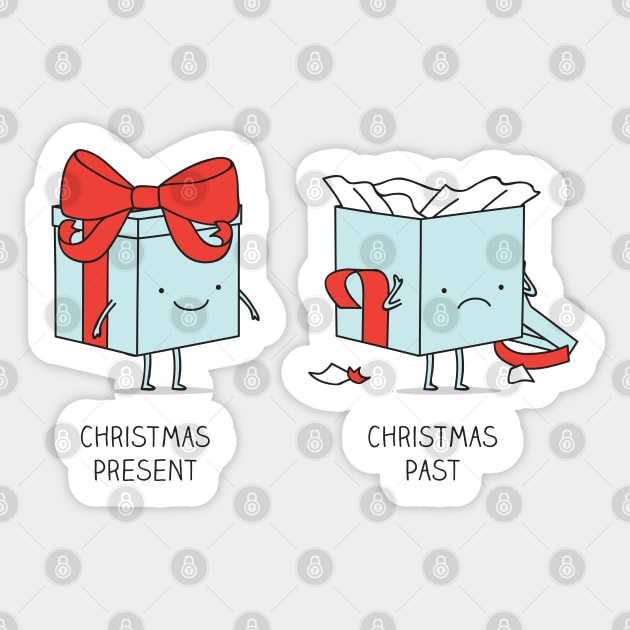 Christmas puns Sticker by milkyprint